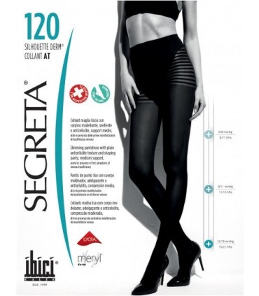 COLLANT SEGRETA RIPOSANTE ANTI CELLULITE 120 den support medio